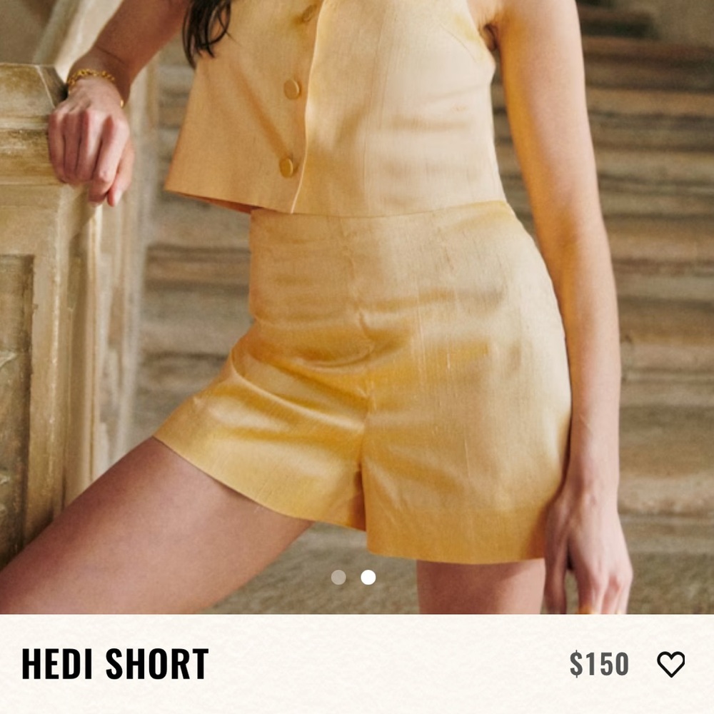 Sezane Hedi Shorts 💛 NWT